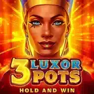 3 Luxor Pots Lucky 7 Even Online Casino Games Logo